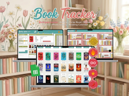 BookisBloomReaders - Reading Journal For Google Sheets