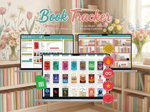 BookisBloomReaders - Reading Journal For Google Sheets